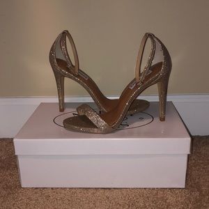 Gold Glitter Sandals